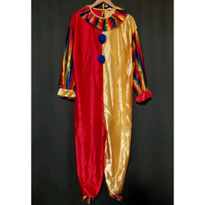 VTG 80's 90's The Limit by Disguise Clown Costume Halloween USA Made O/S